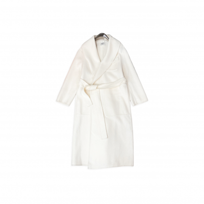 HERMES LAPEL CASHMERE COAT